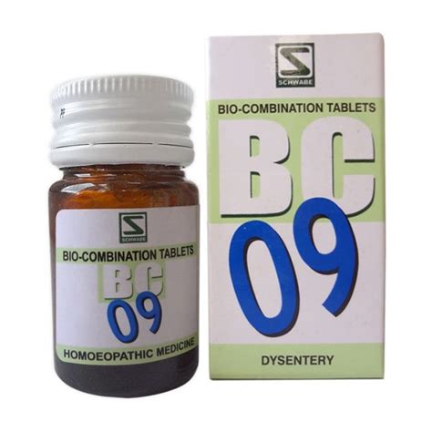 Schwabe Biocombination Bc9 Tablets Dysentery Medicine