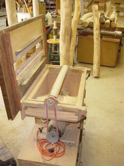 Shop Built V Drum Sander Woodworking Essentials Wood Plans