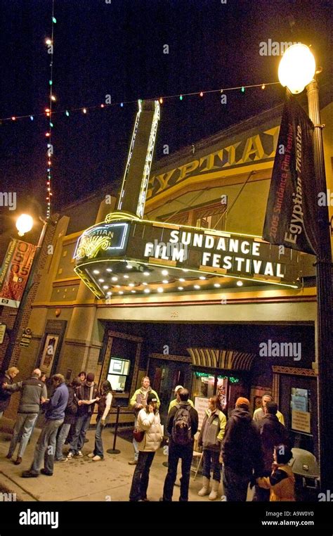 Sundance Film Festival On Historic Main Street Park City Utah USA