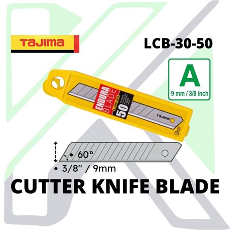 TAJIMACutter Knife Blade Grade A L Endura Blade Grade H