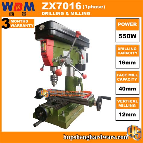 Xest Ling ZX7016 Bench Drilling Milling Tapping Machine