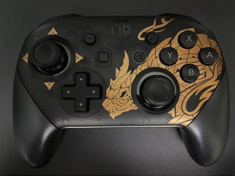 Nintendo Switch Pro Controller Monster Hunter Rise Edition Video