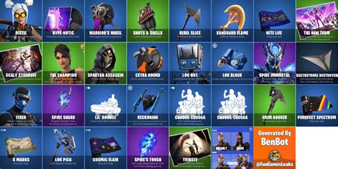 All New Fortnite Leaked Skins And Cosmetics Found In V1650 Fortnite