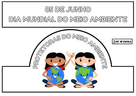 Coroa Do Meio Ambiente Para Imprimir Lembrancinha — SÓ Escola