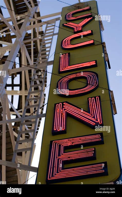 Coney Island Cyclone Stock Photo - Alamy