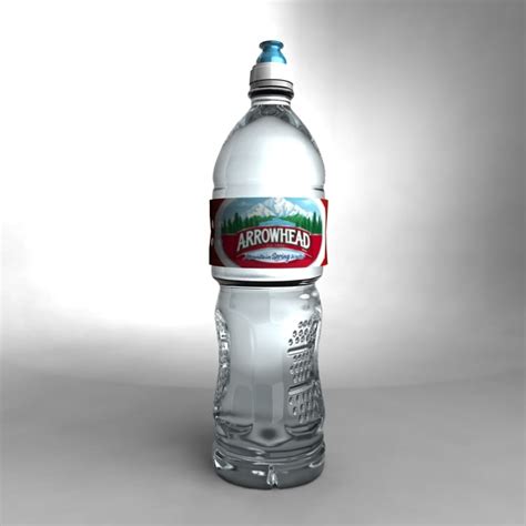 3d model arrowhead water bottle