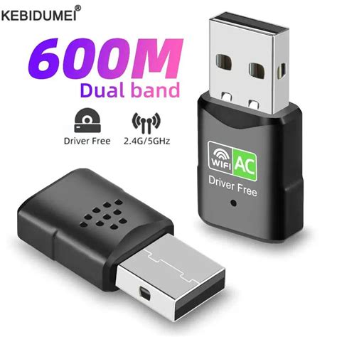 Adaptador Wifi Usb 600mbps Dual Band 24g 5ghz 80211ac Placa De Rede