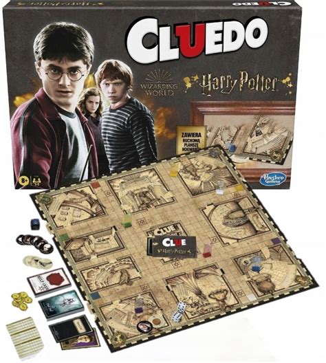 Gra Planszowa Hasbro Cluedo Harry Potter Stan Nowy Z