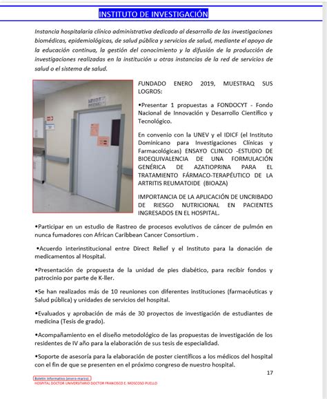 Hospital Docente Dr Francisco E Moscoso Puello Revista Trimestral Abril Junio 2019