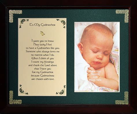 Prayer To Godmother 8x10 Photo Blessing