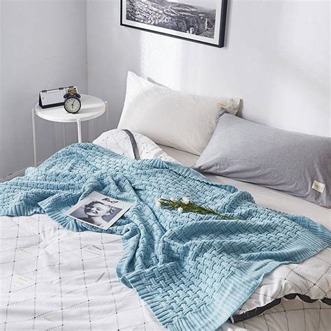 Stylish Knitted Blanket From Apollo Box Blanket Knitted Blankets