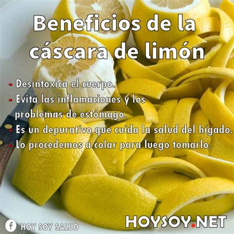 Beneficios de la cáscara de limón Revista Digital