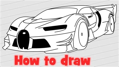 Bugatti Drawing at PaintingValley.com | Explore collection of Bugatti ...