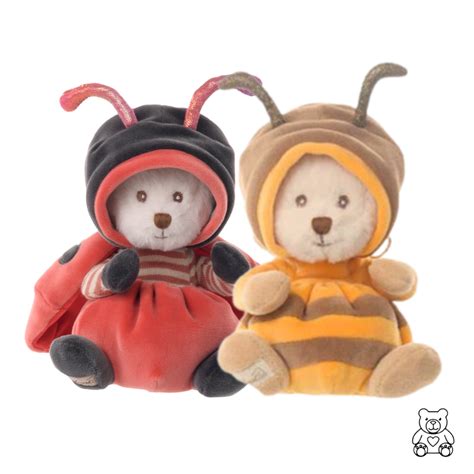 Doudou Bukowski Ziggy Ladybug Bee 15cm Ma Peluche Boutique