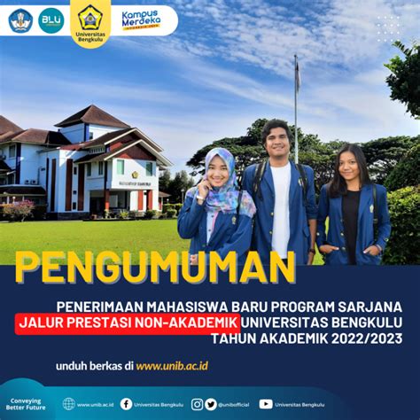 Pengumuman Penerimaan Mahasiswa Baru Program Sarjana Jalur Prestasi