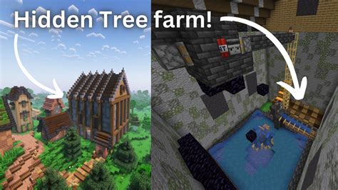 I Built An Auto Tree Farm In Hardcore Minecraft 5 Youtube