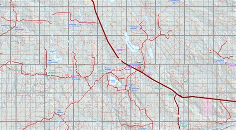 Central Alberta Oilfield Wall Map 70w X 70h Cartographix