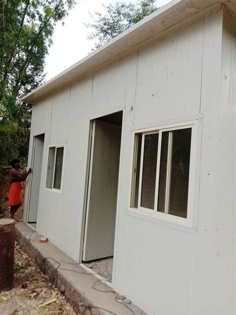 Frp Rectangular Prefabricated Puf Panel Porta Cabin For House At Rs