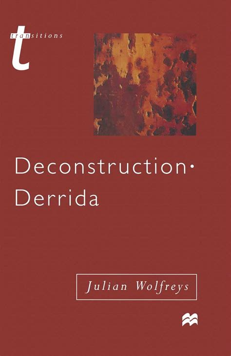 Jacques Derrida Deconstruction