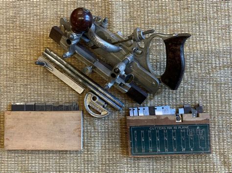 Rare Stanley No 45 Combination Plane With 21 Cutters Antique Price