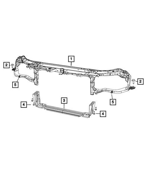 Ac Front Support Cross Member Dodge Charger Mopar