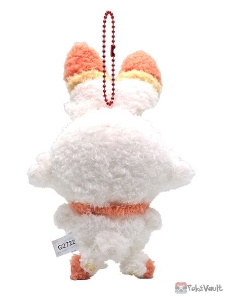 Pokemon Scorbunny Takara Tomy Poke Peace Mascot Plush Keychain