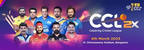 Tickets Celebrity Cricket League 2023