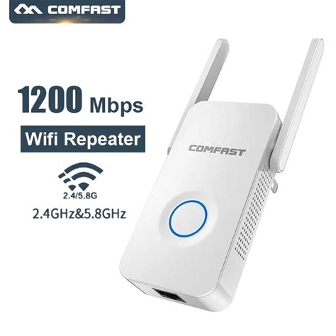 Comfast WR752AC Wireless Router 1200mbps WiFi Repeater 2 3dBi Antenna