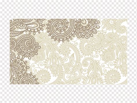 Brown And Whit E Floral Cdr CorelDRAW Yup Motif Batik Rectangle