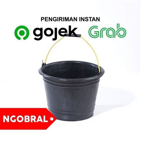 Jual GOJEK GRAB Ember Plastik Ember Cor Timba Cor KARET ANTI