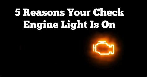 Common Causes Of Check Engine Light