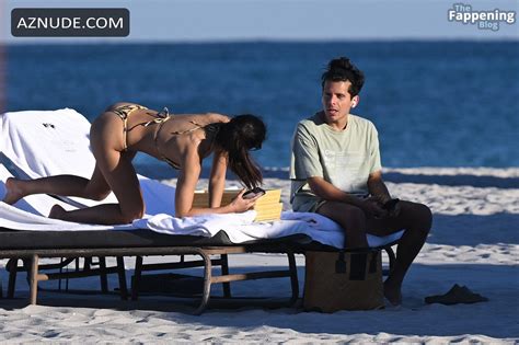 Camila Mendes Stuns In Miami Beach In A Sexy Bikini Shoot AZNude