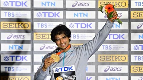 Neeraj Chopra Completes Historic Olympic And World Athletics Gold Hes