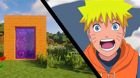 COMO HACER UN PORTAL AL MUNDO DE NARUTO PORTAL DE NARUTO MINECRAFT