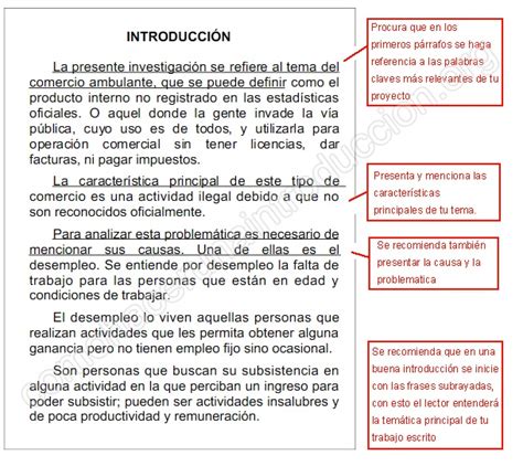 Ejemplos De Como Hacer Una Introduccion Para Un Trabajo Nuevo Ejemplo