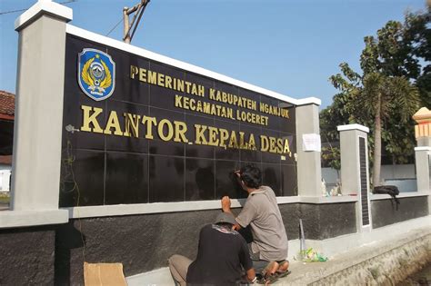 Ukuran Papan Nama Kantor Desa IMAGESEE