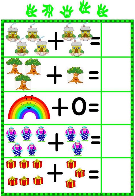 Sumas Y Restas Para Kinder