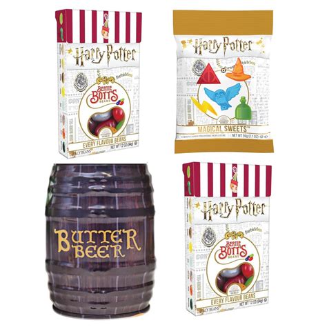 Jelly Belly Harry Potters Favorites Pack Of 4 Butterbeer Barrel Tin Bertie Bott