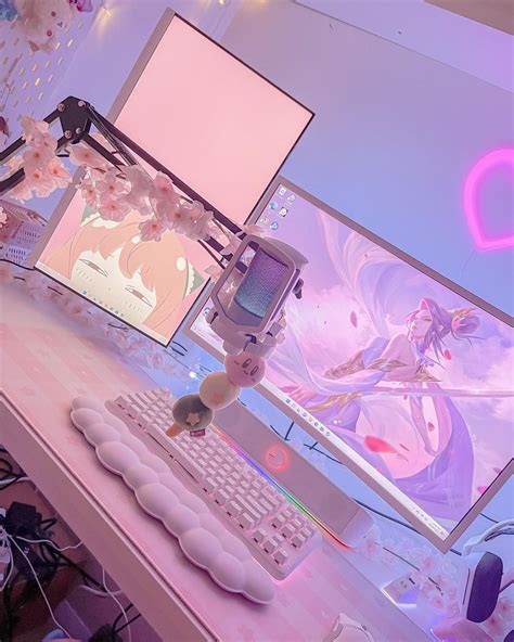 Bedroom Setup Room Makeover Bedroom Room Ideas Bedroom Desk Makeover Gaming Desk Setup