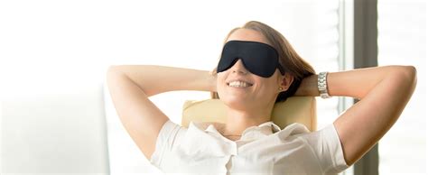 Boniesun Blackout Eye Mask Ultra Thin Sleep Mask For Women Men Side