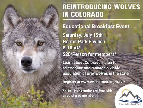 Land Trust To Host Breakfast Event On The Reintroduction Of Wolves In