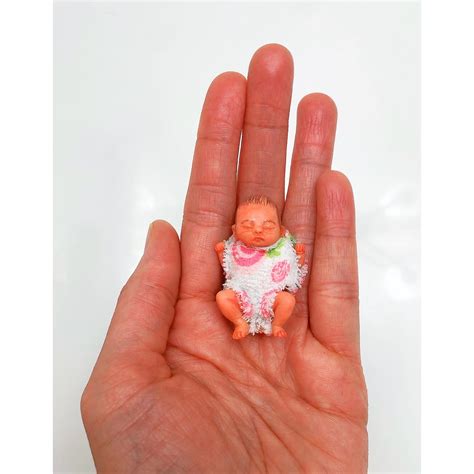 Ooak Micro Polymer Clay Baby Doll (1.62 in.) : r/Dolls