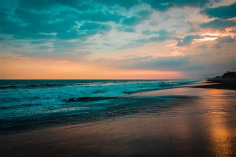 Atardeceres hermosos en playas cerca de Mérida