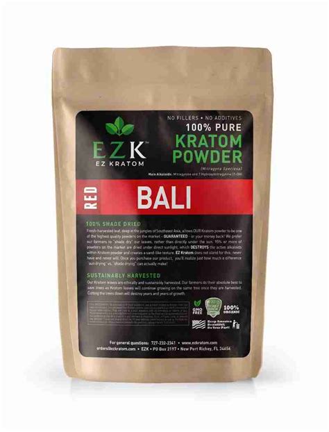 30g Red Bali Kratom Bags Retail Ready Ez Kratom