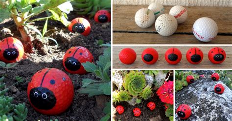 Comment Faire Des Coccinelles Jardin Avec Des Balles De Golf… Très ...