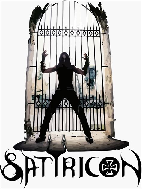 "Satyricon Band Merchant Sticker" Sticker by leehendric | Redbubble