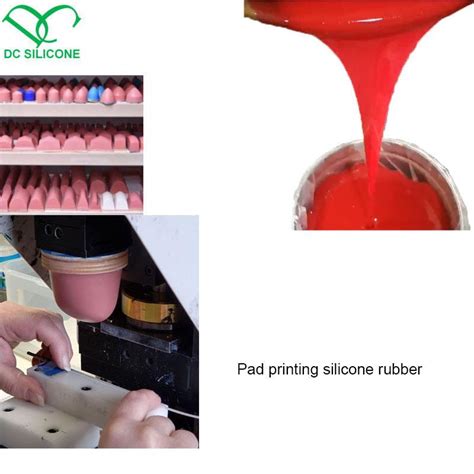 Rtv Condensation Cure Pad Printing Silicone Rubber For Porcelain Dc