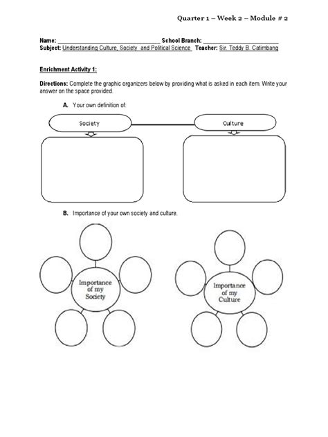 Ucsp Module 2 Activities Download Free Pdf Society Deviance Sociology