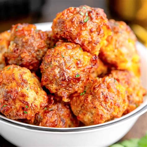 Air Fryer Sausage Balls The Country Cook