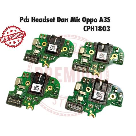 Jual Papan Pcb Headset Dan Mic Oppo A3S CPH1803 Connektor Hf Oppo A3s